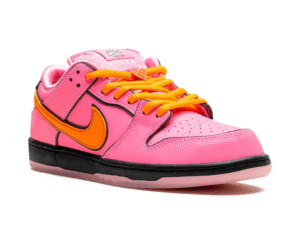 Alternative view of x Powerpuff Girls baskets SB Dunk Low "Blossom"