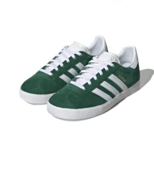 Alternative view of Adidas Gazelle Junior Dark Green White