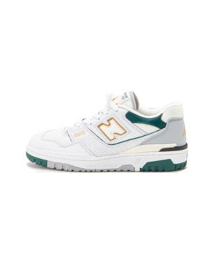 New Balance 550 White Nightwatch Green