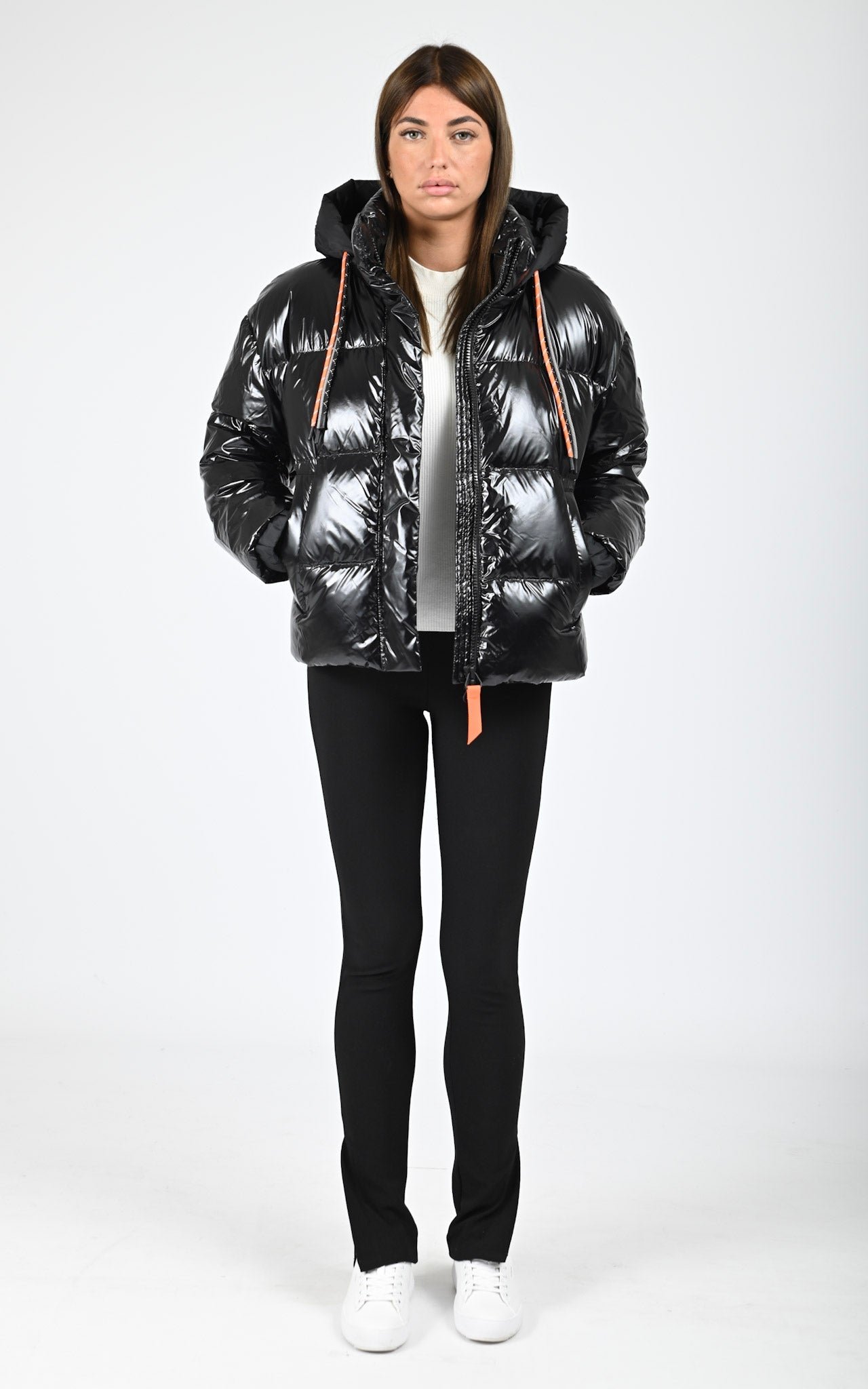 Doudoune à capuche Lili Bright noir – Image 2