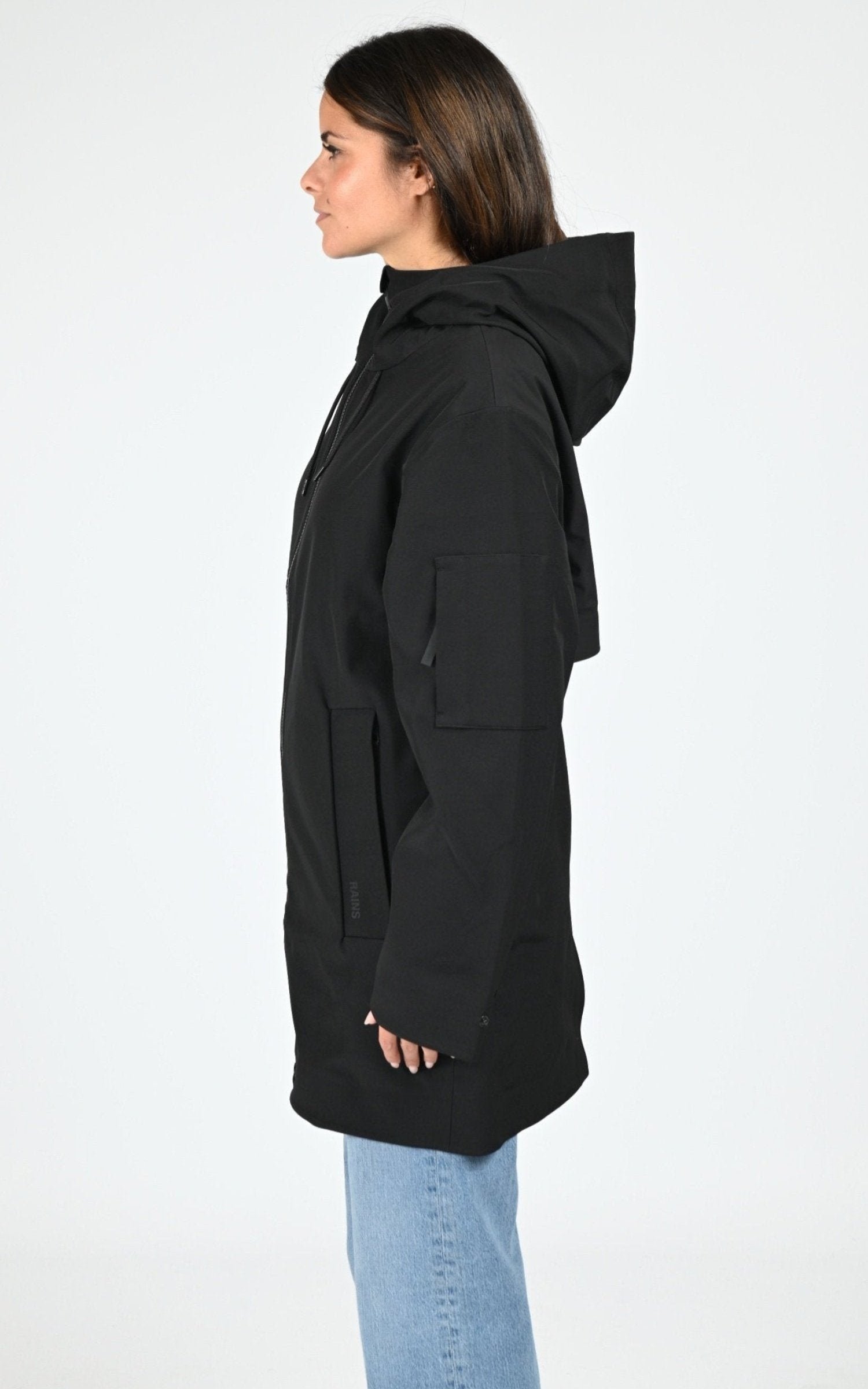 Parka longue mixte noir – Image 3