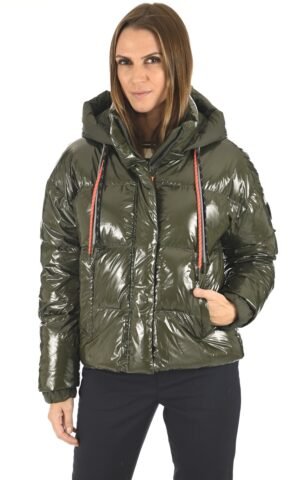 Doudoune à capuche Lili Bright kaki