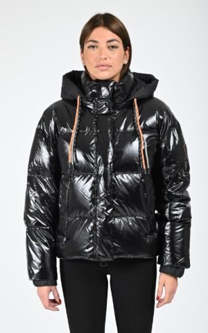 Doudoune à capuche Lili Bright noir