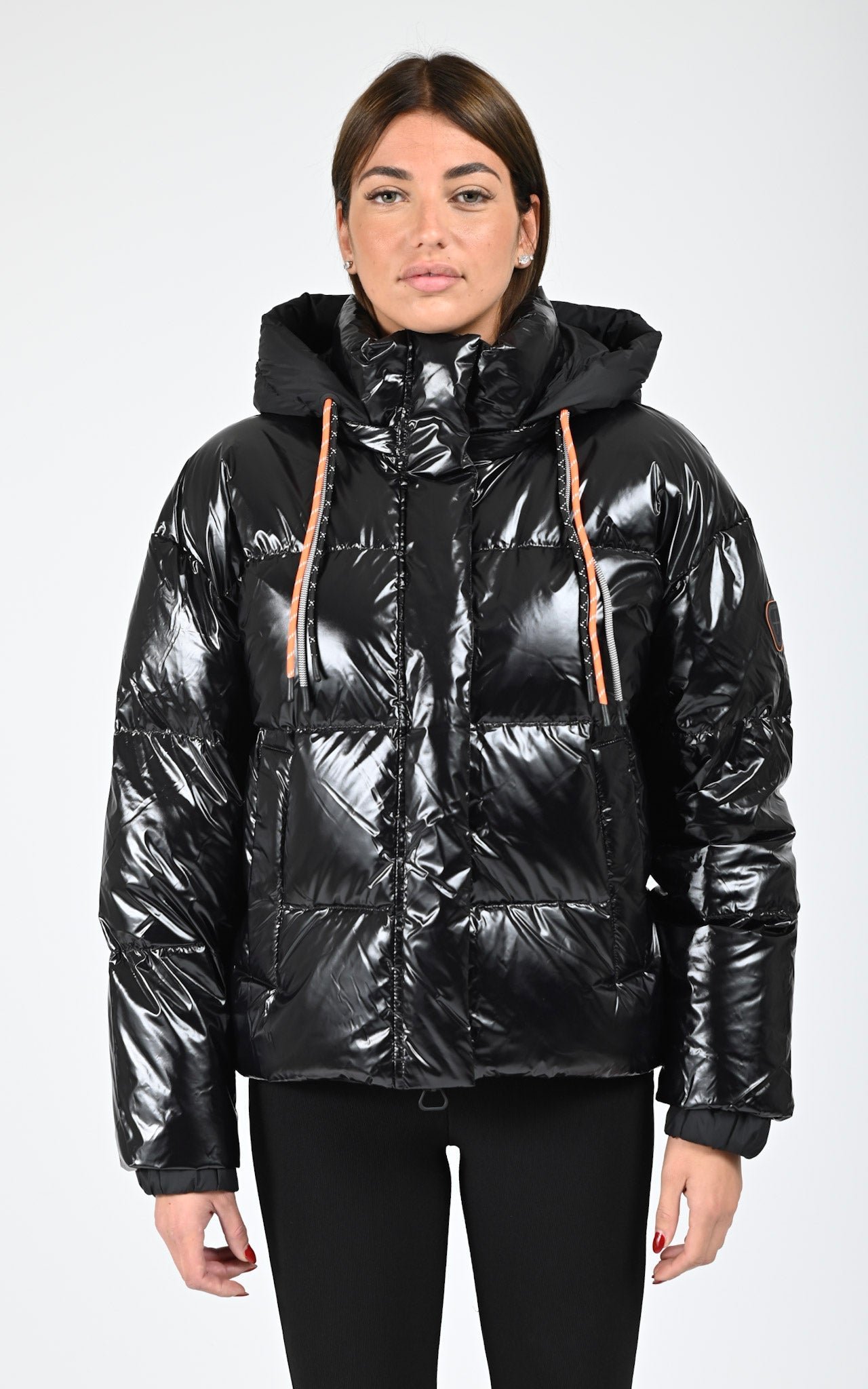 Doudoune à capuche Lili Bright noir