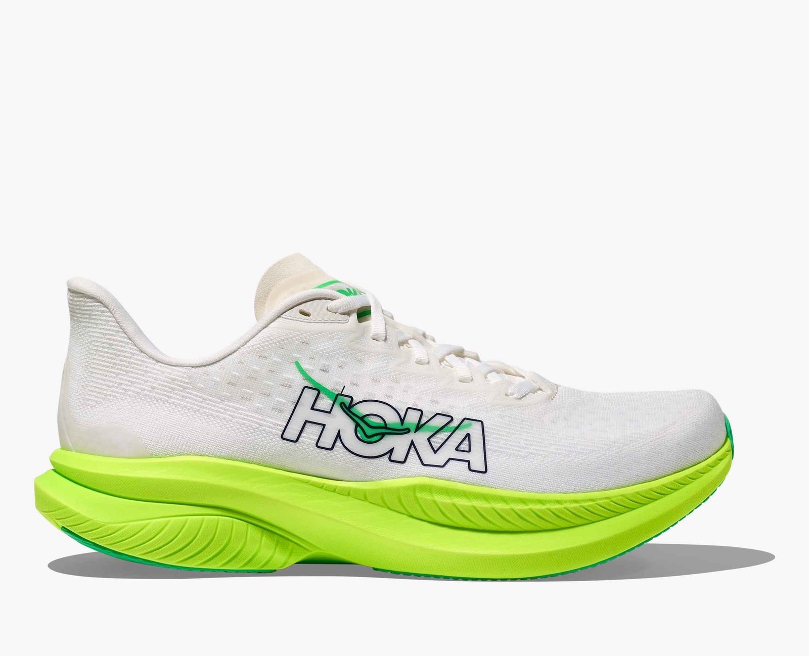 Homme Mach 6 - Blanc / neon lime