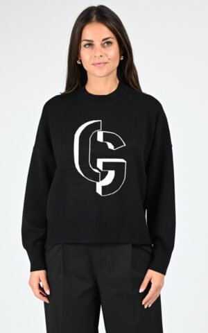 Pull maille Natalia noir