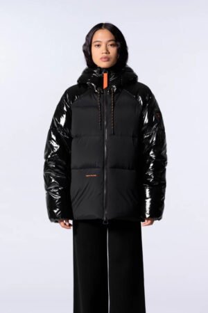 Doudoune mixte à capuche bi-matière Azael Bright