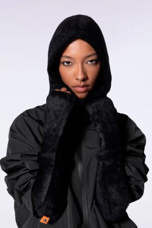 Cagoule mixte enveloppante façon mohair Bidou-R