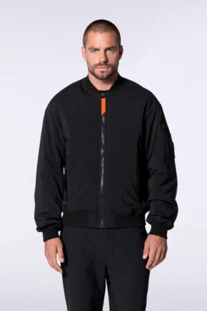 Bomber oversize en nylon stretch Saul