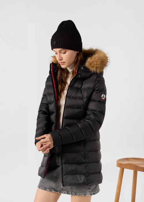 DOUDOUNE MI-LONGUE GRAND FROID PERLE