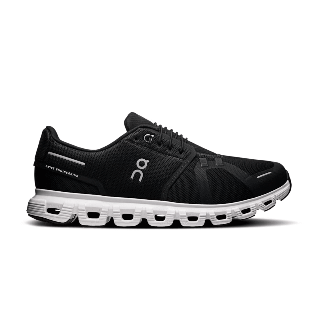 On Running Cloud 6 Wide noir blanc