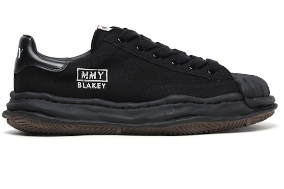 Maison Mihara Yasuhiro Blakey OG Sole Canvas Low Black Black