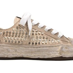 Maison Mihara Yasuhiro Peterson 23 OG Sole Studded Canvas Low White