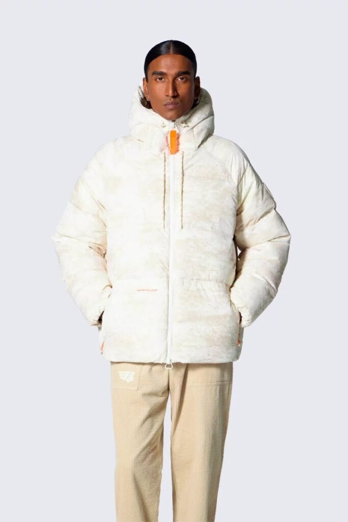 Doudoune homme oversize imprimée Azael Print