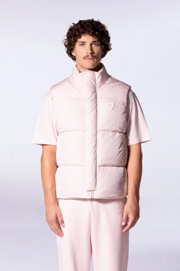 Doudoune mixte sans manches en nylon Cesario-R